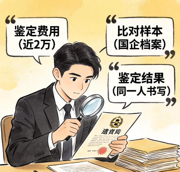 从一起姊妹继承纠纷看：遗嘱笔迹鉴定的三个坑